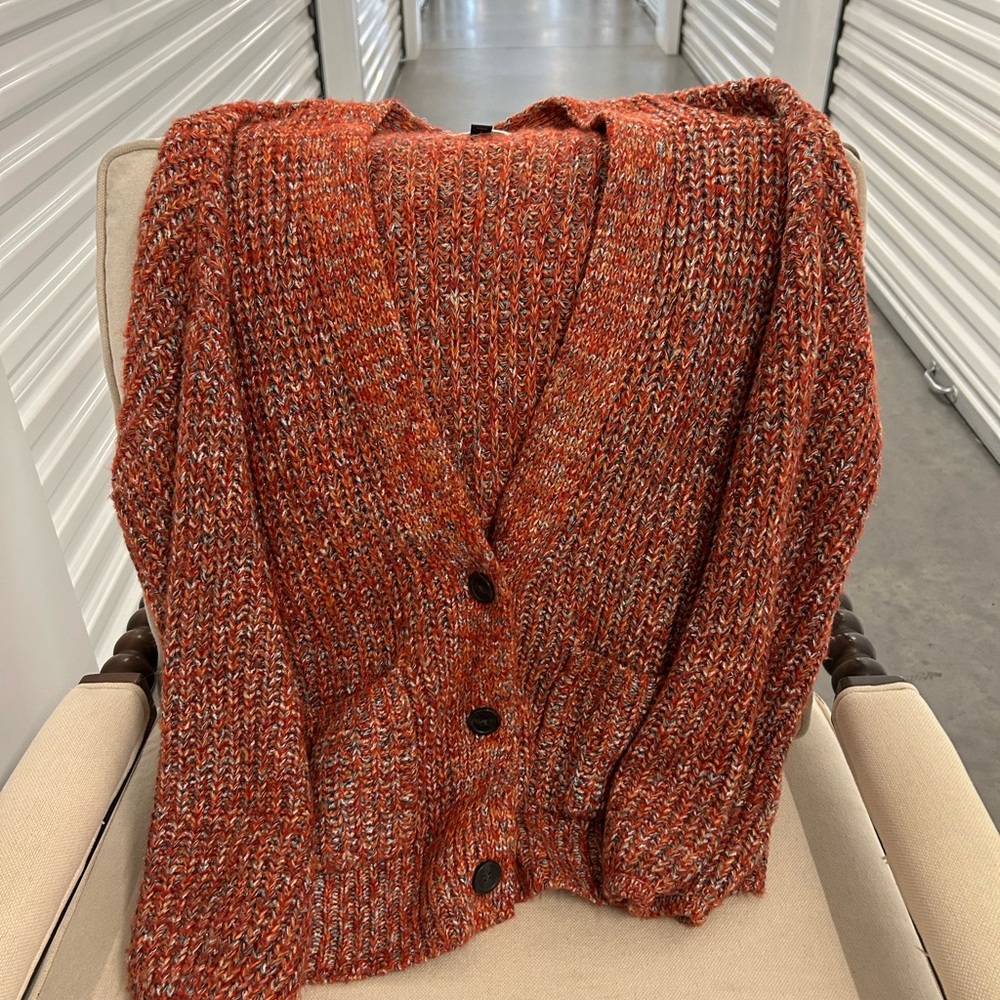 Universal Thread Rust Knit Cardigan